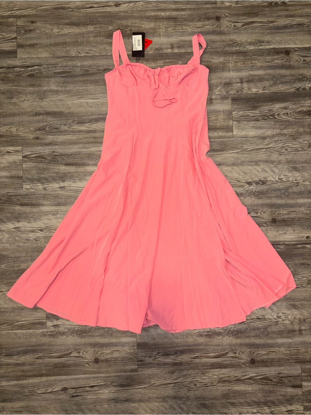 EGO Pink Sleeveless Midi Fit & Flare Dress